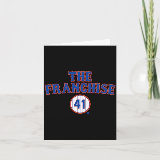 Tom Seaver Die Franchise New York Baseball  Karte (Vorderseite)