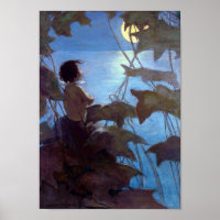 Tom sieht sich den Mond an, Jessie Willcox-Smith