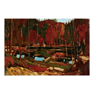Tom Thomson - Backwater Poster