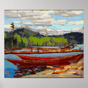 Tom Thomson Bateaux Poster