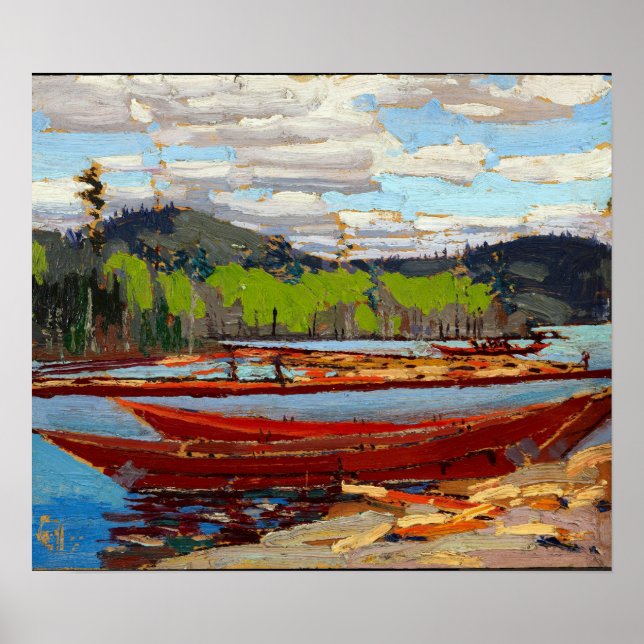 Tom Thomson Bateaux Poster (Vorne)