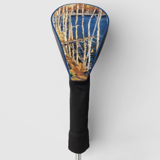 Tom Thomson - Blauer See, schöne Kunst Golf Headcover (Vorderseite)