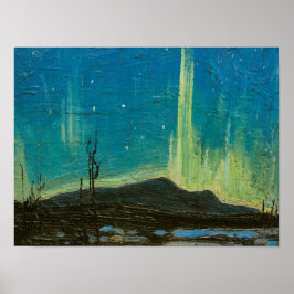 Tom Thomson Canadian Painting Northern Lights Poster