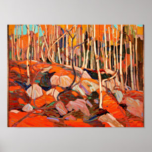 Tom Thomson - Der Birkenhain, Herbst Poster