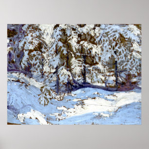 Tom Thomson - Erster Schnee im Herbst Poster