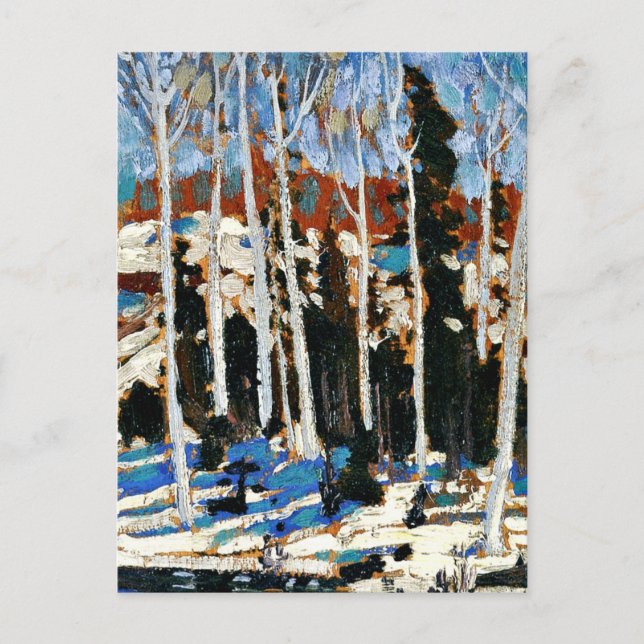 Tom Thomson - März Postkarte (Vorderseite)