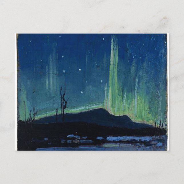 Tom Thomson - Nordlichter Postkarte (Vorderseite)