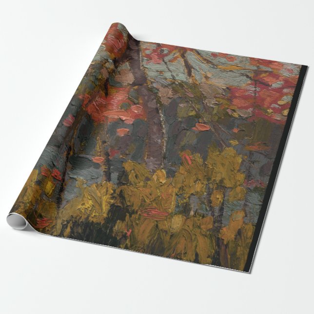 Tom Thomson Painting Canadian Landscape Geschenkpapier (Ungerollt)
