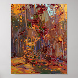 Tom Thomson Painting Maple Saplings Kanadisches La Poster