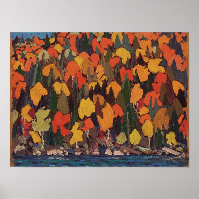 Tom Thomson Painting Ontario Landscape Poster (Vorne)