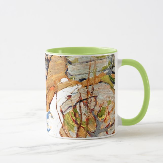 Tom Thomson - Schnee und Rocks Tasse (Rechts)