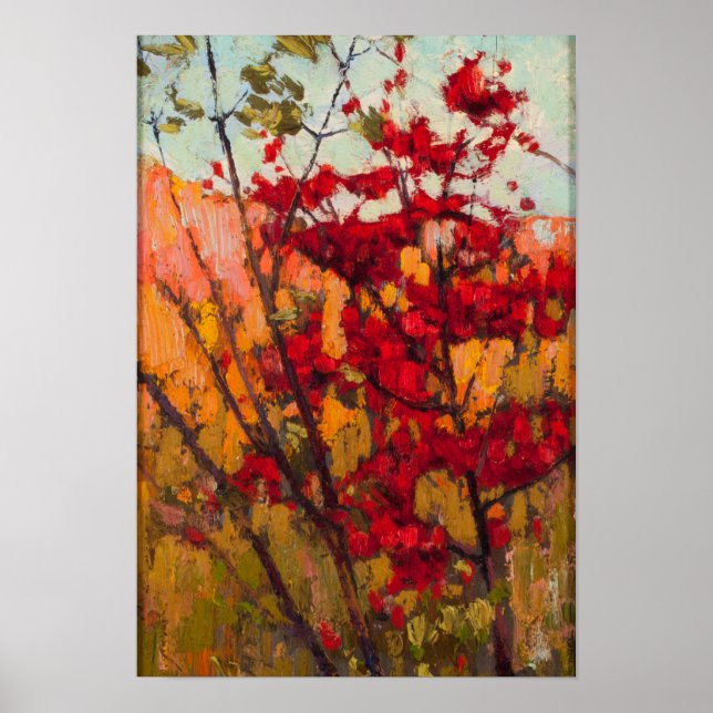 Tom Thomson Soft Maple im Herbst Poster (Vorne)