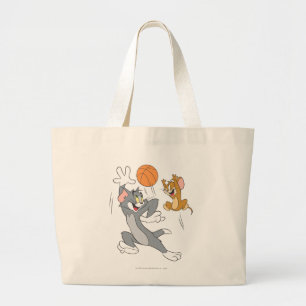 Tom und Jerry Basketball 1 Jumbo Stoffbeutel