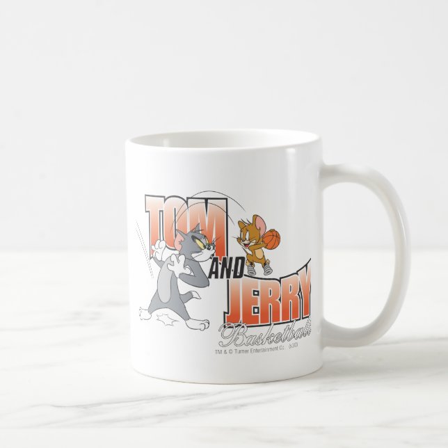 Tom und Jerry Basketball 3 Kaffeetasse (Rechts)