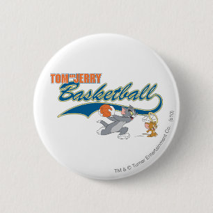 Tom- und Jerry-Basketball 5 Button