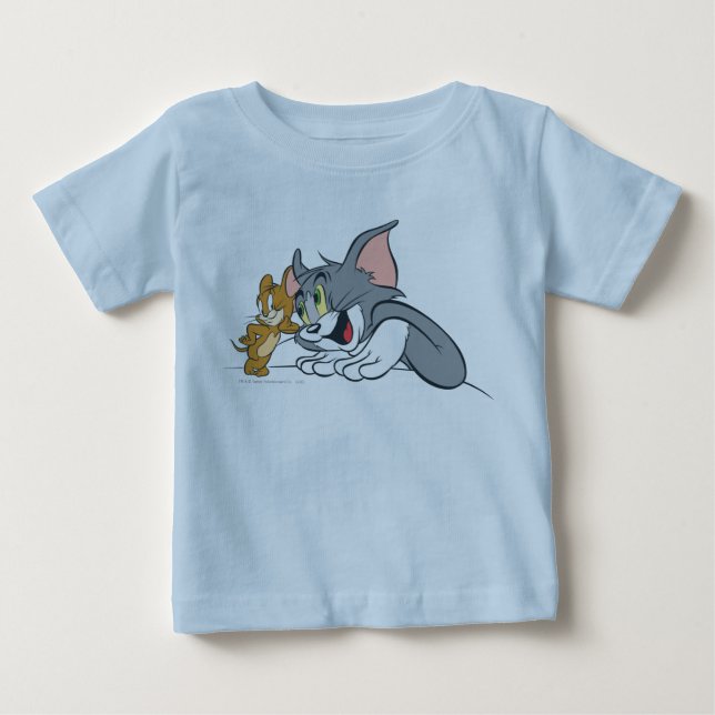 Tom und Jerry Best Buds Baby T-shirt (Vorderseite)