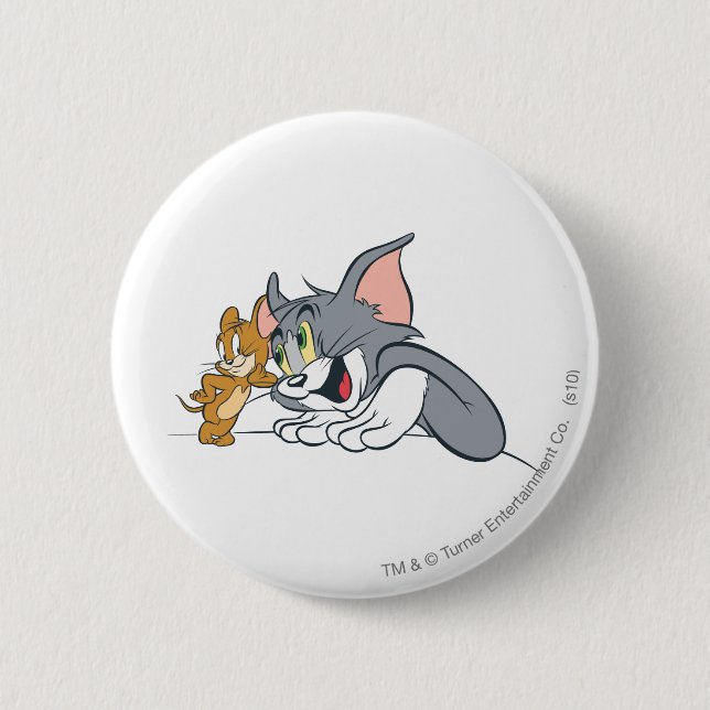 Tom und Jerry Best Buds Button (Vorderseite)