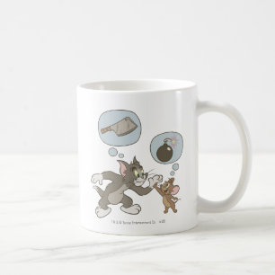 Tom- und Jerry-böse Gedanken Kaffeetasse