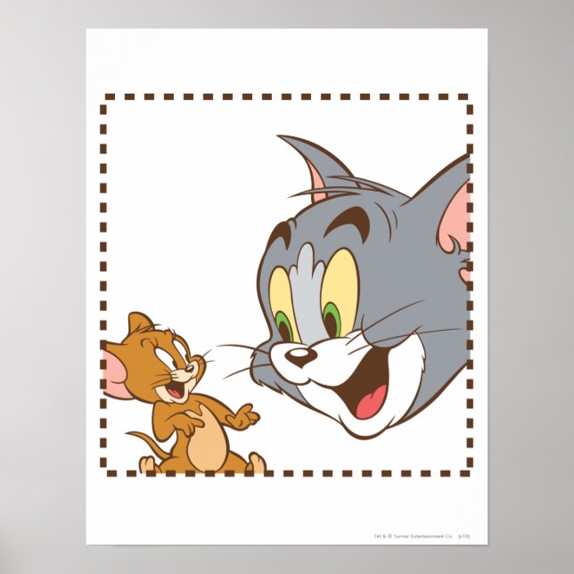 Tom und Jerry Briefmarke Poster (Vorne)