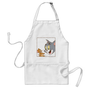 Tom- und Jerry-Briefmarke Schürze