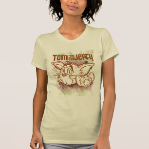 Tom und Jerry Brown und Grün T-Shirt