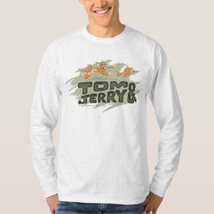 Tom und Jerry Chase Logo T-Shirt