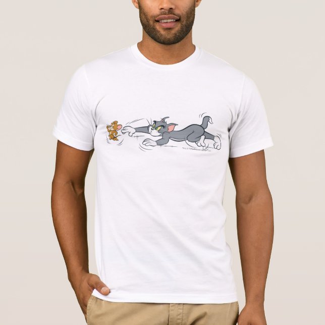 Tom und Jerry Chase T-Shirt (Vorderseite)