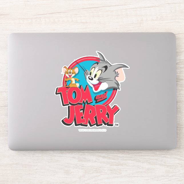 Tom und Jerry Classic Logo Aufkleber (Computer)