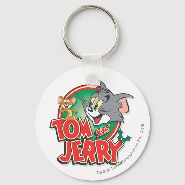 Tom und Jerry Classic Logo Schlüsselanhänger (Vorderseite)