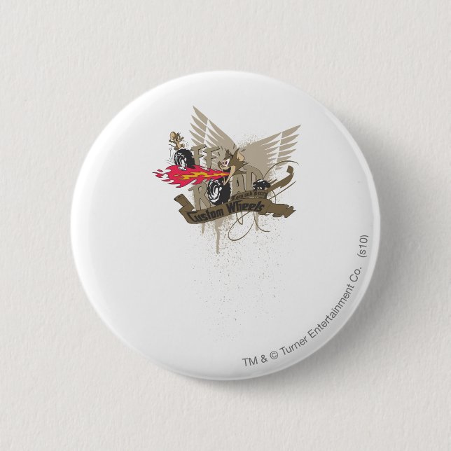 Tom und Jerry Custome Wheels Button (Vorderseite)