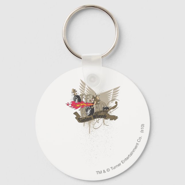 Tom und Jerry Custome Wheels Schlüsselanhänger (Vorderseite)