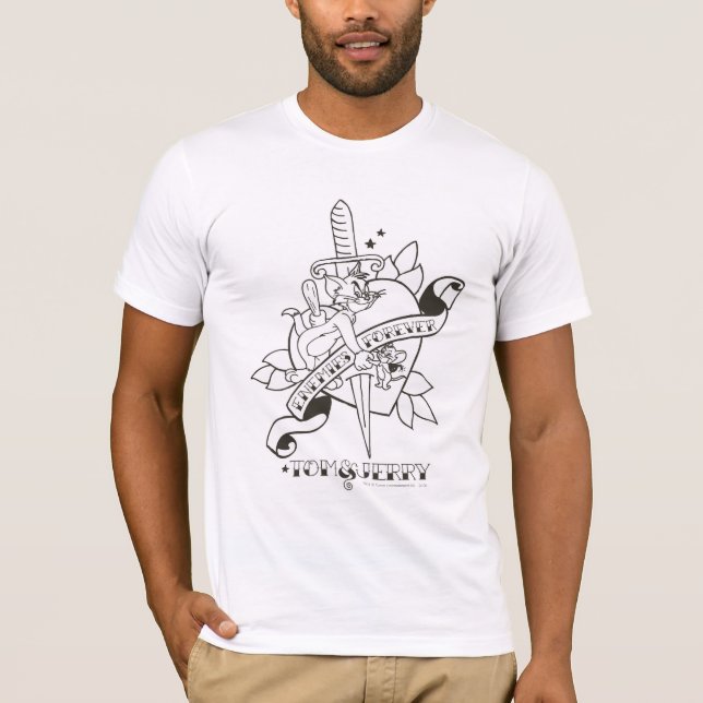 Tom und Jerry Enemies für immer 1 T-Shirt (Vorderseite)