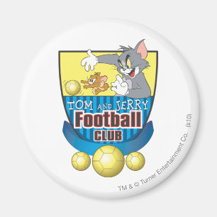 Tom- und Jerry-Fußball (Fußball) 5 Magnet