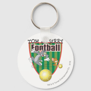 Tom- und Jerry-Fußball (Fußball) 6 Schlüsselanhänger