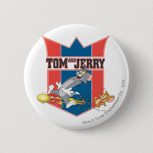 Tom- und Jerry-Fußball (Fußball) 7 Button
