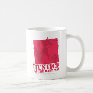 Tom- und Jerry-Gerechtigkeit die harte Weise Kaffeetasse