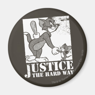 Tom- und Jerry-Gerechtigkeit die harte Weise Magnet