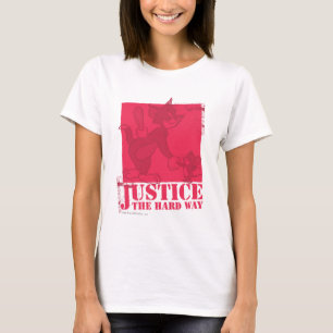 Tom- und Jerry-Gerechtigkeit die harte Weise T-Shirt