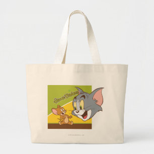 Tom und Jerry Hanna Barbera Logo Jumbo Stoffbeutel