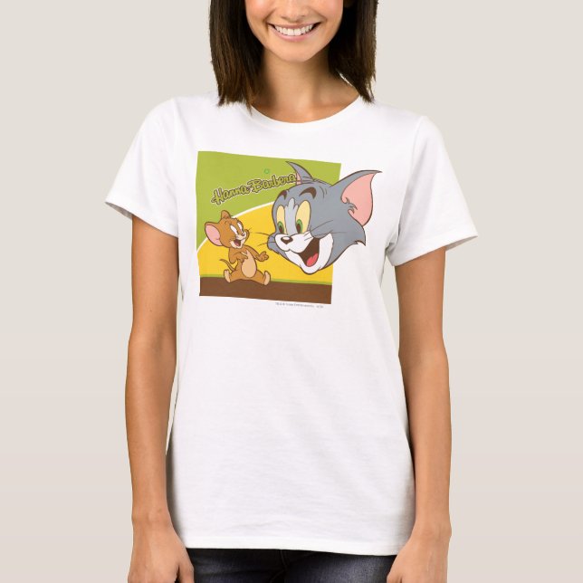 Tom und Jerry Hanna Barbera Logo T-Shirt (Vorderseite)