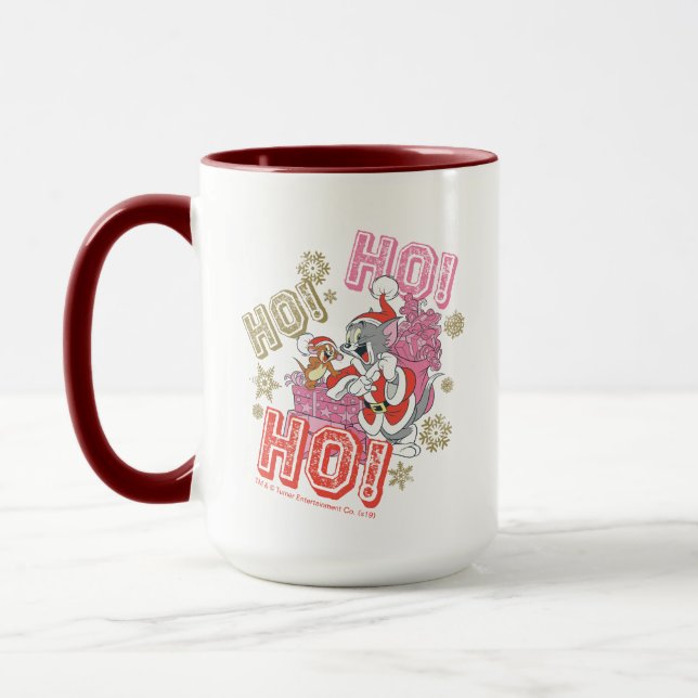 Tom und Jerry "Ho! Ho! Ho!" Lieferung von Weihnach Tasse (Links)