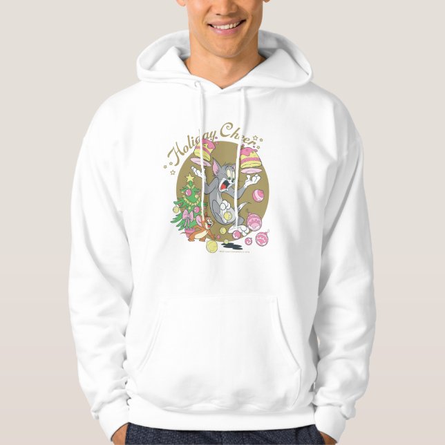 Tom und Jerry Holiday Cheer Hoodie (Vorderseite)