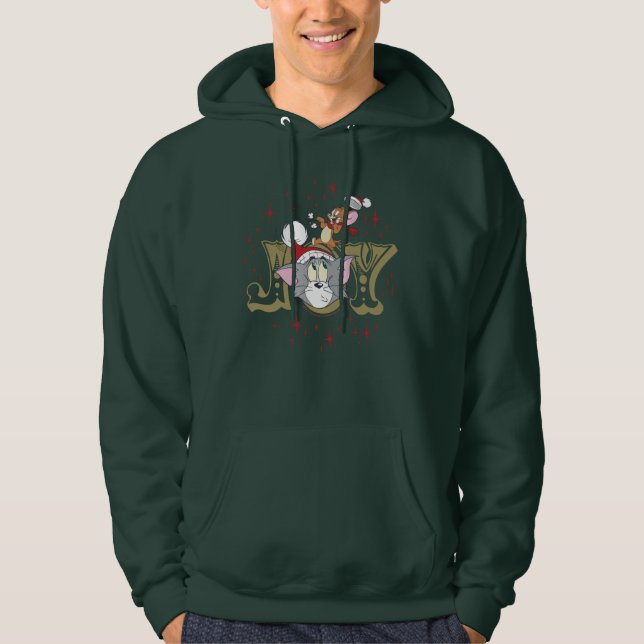 Tom und Jerry Holiday Joy Hoodie (Vorderseite)