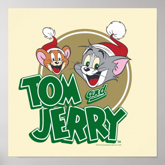 Tom und Jerry Holiday Logo Poster (Vorne)