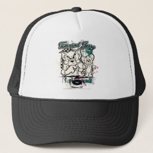 Tom und Jerry Hollywood CA Truckerkappe