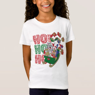 Tom und Jerry liefern Geschenke in einem Schlitten T-Shirt