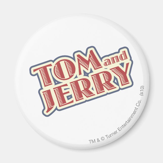 Tom- und Jerry-Logo Magnet (Vorne)