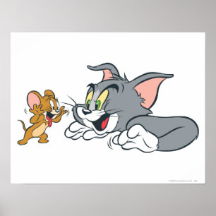 Tom und Jerry machen Gesichter Poster