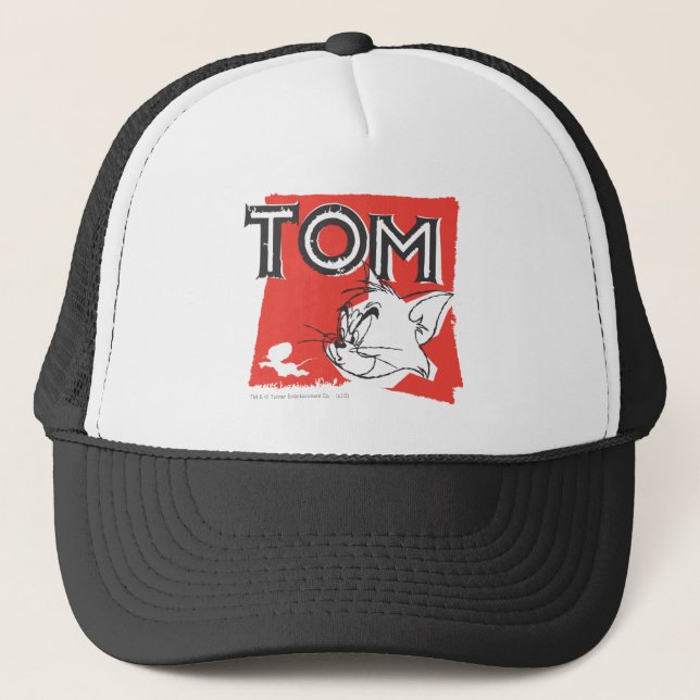 Tom und Jerry Mad Cat Truckerkappe (Vorderseite)