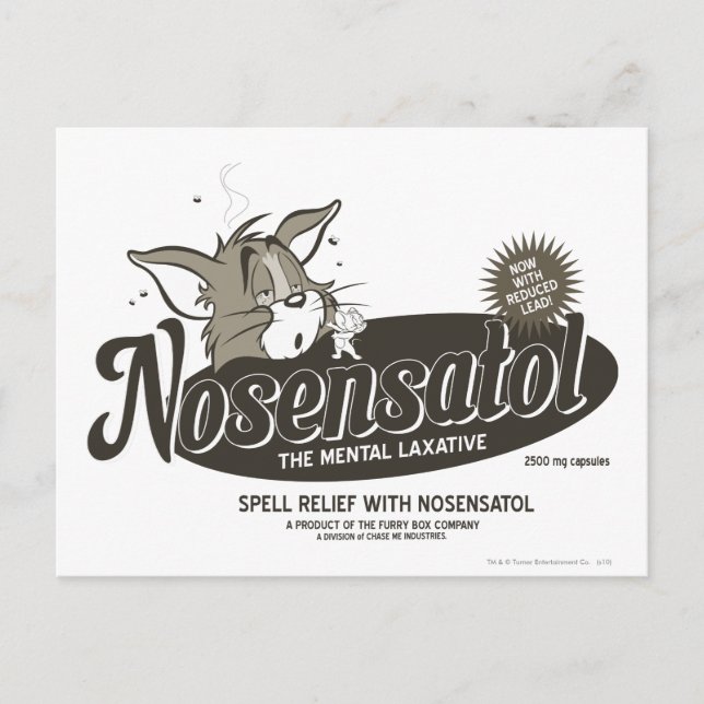 Tom und Jerry Nosensatol Postkarte (Vorderseite)